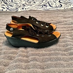 Bernie Mev Suede Wedges